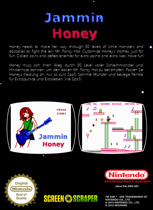 Jammin Honey — box-2D-back (SS)