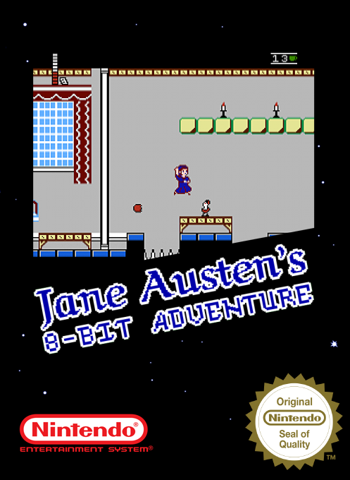 Jane Austen's 8-bit Adventure — box-2D (SS)