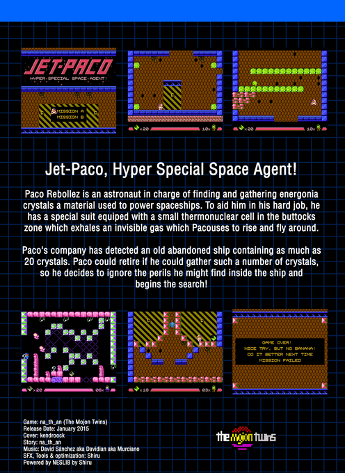 Jet-Paco - Hyper Special Space Agent!! — box-2D-back (EU)