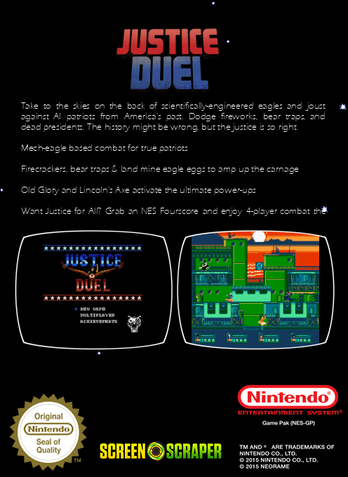 Justice Duel — box-2D-back (SS)