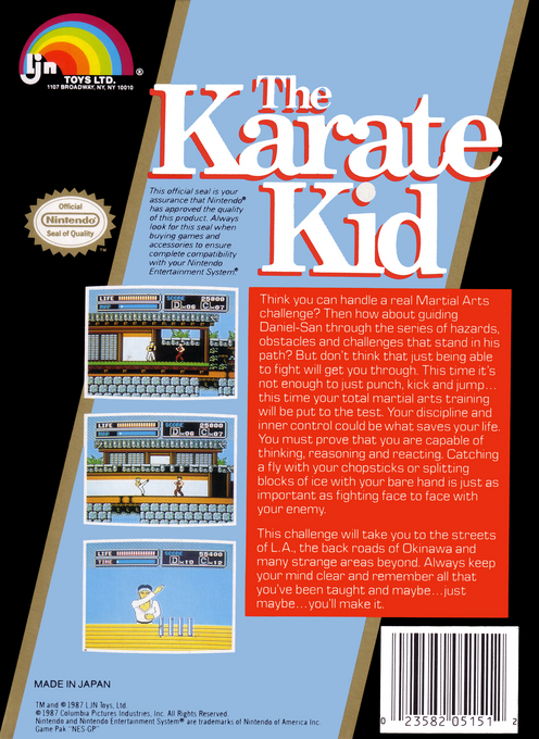 Karate Kid, The — box-2D-back (US)