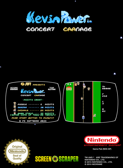 Kevin Power in Concert Carnage — box-2D-back (SS)
