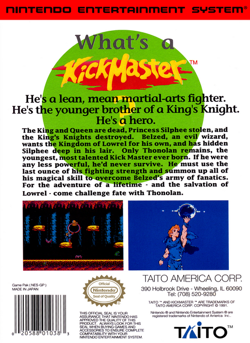 Kickmaster — box-2D-back (US)