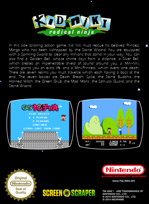 Kid Niki - Radical Ninja — box-2D-back (SS)
