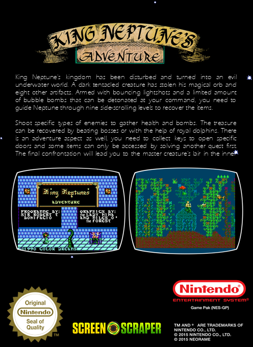 King Neptune's Adventure — box-2D-back (SS)