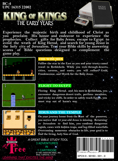 King Of Kings - The Early Years — box-2D-back (US)