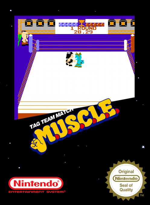 M.u.s.c.l.e. - Tag Team Match — box-2D (SS)