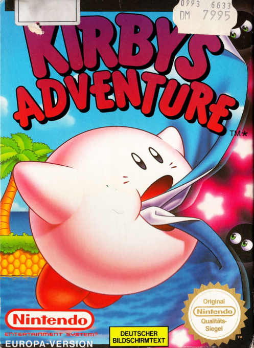 Kirby's Adventure — box-2D (DE)