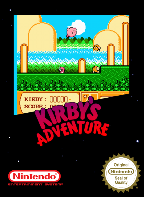 Kirby's Adventure — box-2D (SS)
