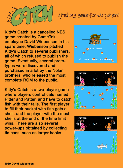 Kitty's Catch — box-2D-back (US)