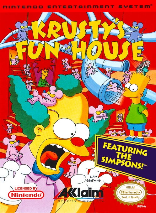 Krusty's Fun House box art