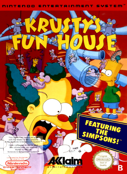 Krusty's Fun House — box-2D (EU)