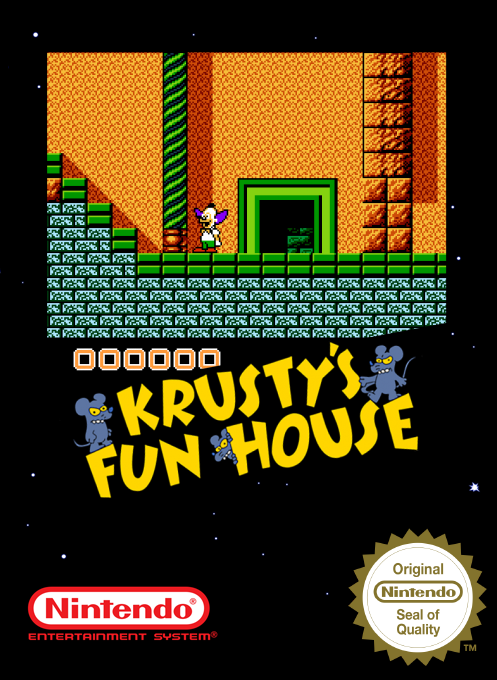 Krusty's Fun House — box-2D (SS)
