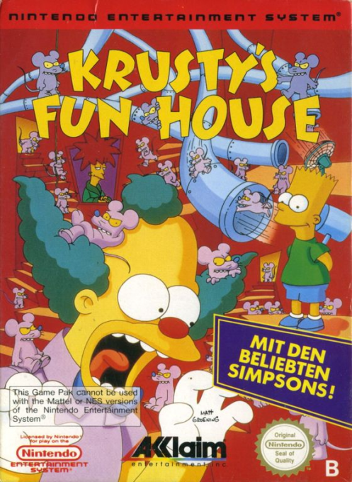 Krusty's Fun House — box-2D (DE)