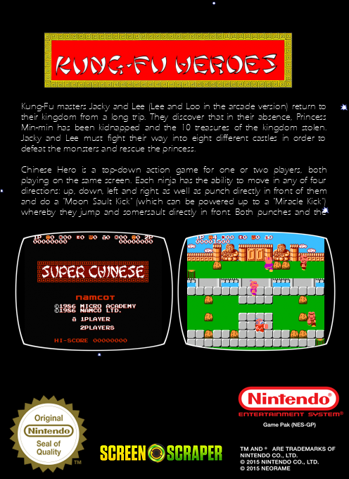 Kung Fu Heroes — box-2D-back (SS)