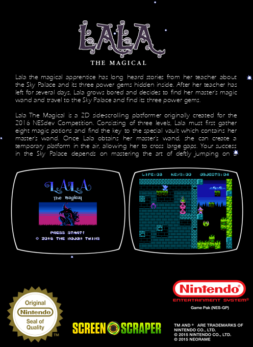 Lala The Magical — box-2D-back (SS)