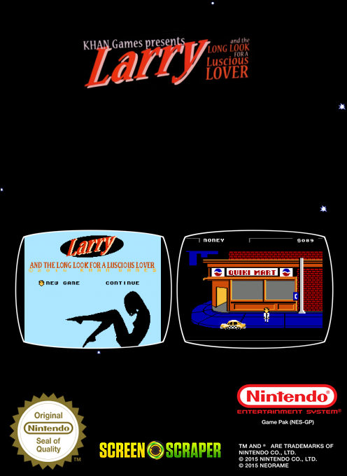 Larry and the Long Look for a Luscious Lover — box-2D-back (SS)