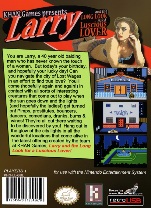 Larry and the Long Look for a Luscious Lover — box-2D-back (WOR)
