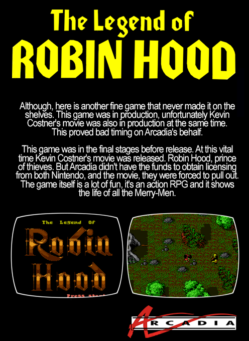 Legend Of Robin Hood, The — box-2D-back (US)