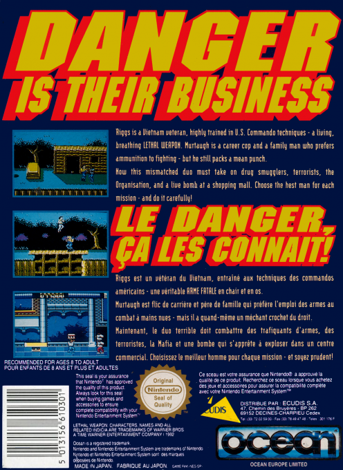 Lethal Weapon — box-2D-back (EU)