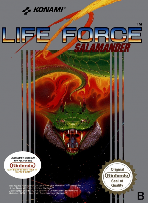 Life Force - Salamander — box-2D (EU)