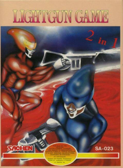 Lightgun Game 2 In 1 - Cosmocop + Cyber Monster box art