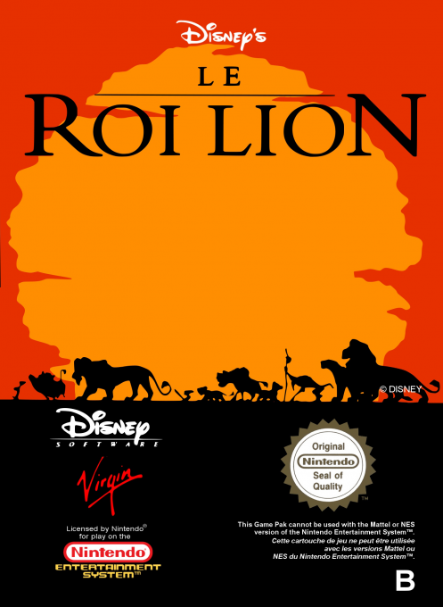 Lion King, The — box-2D (FR)