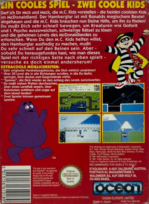 McDonaldland — box-2D-back (DE)