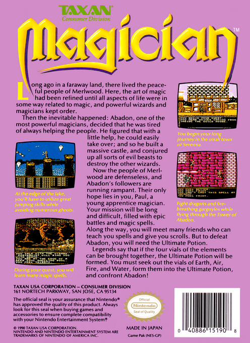 Magician — box-2D-back (US)