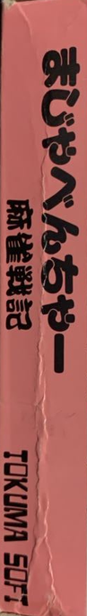 Majaventure - Mahjong Senki — box-2D-side (JP)