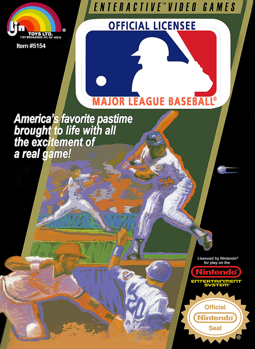 Major League Baseball box art