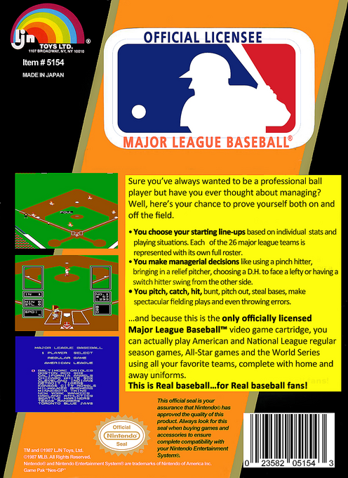 Major League Baseball — box-2D-back (US)