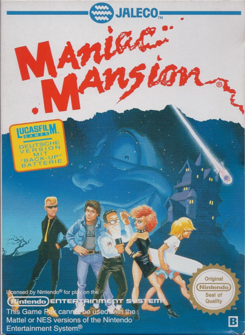 Maniac Mansion — box-2D (DE)