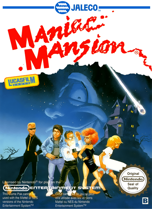 Maniac Mansion — box-2D (EU)