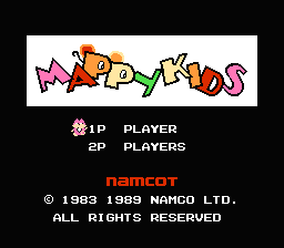 Mappy Kids — sstitle (JP)