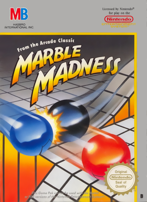 Marble Madness — box-2D (EU)