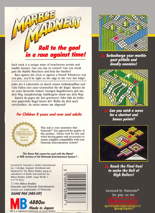 Marble Madness — box-2D-back (EU)