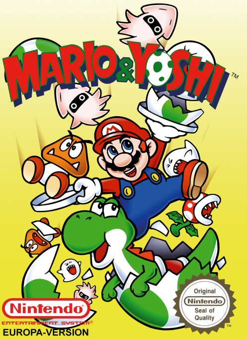 Mario And Yoshi — box-2D (EU)
