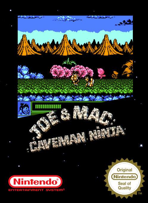 Joe and Mac - Caveman Ninja — box-2D (SS)