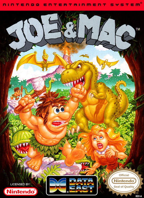 Joe and Mac - Caveman Ninja box art