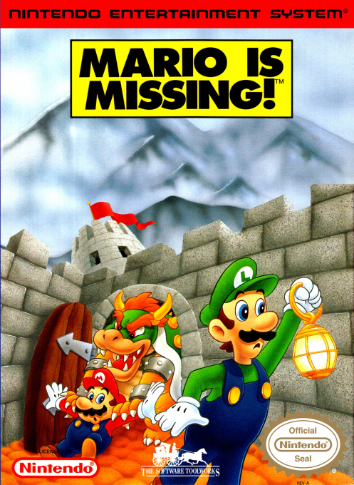 Mario Is Missing! box art