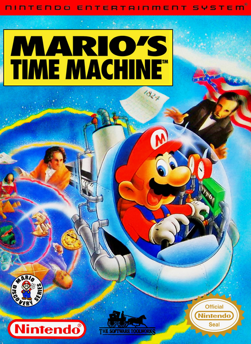 Mario's Time Machine box art