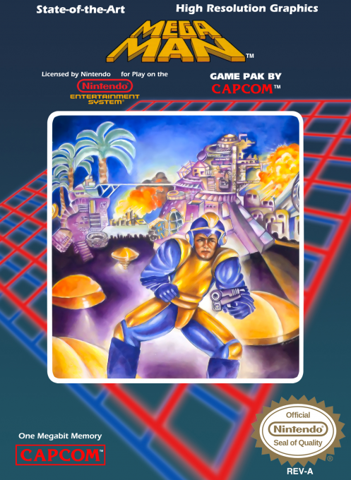 Mega Man box art