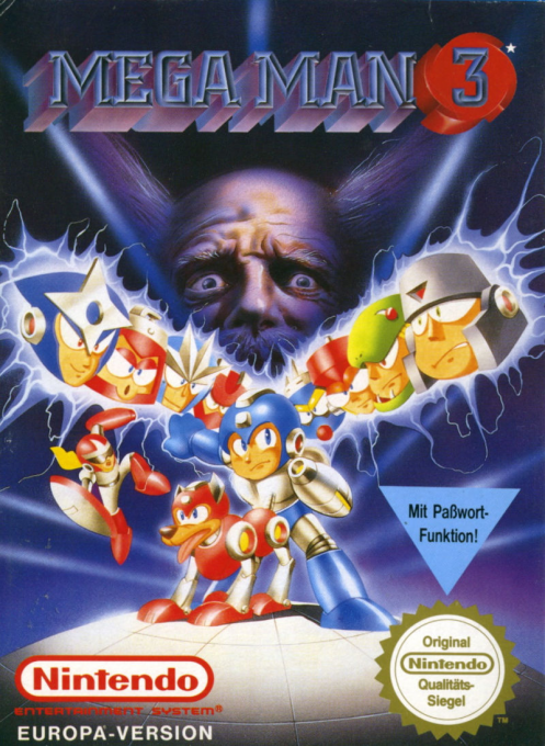 Mega Man 3 — box-2D (DE)