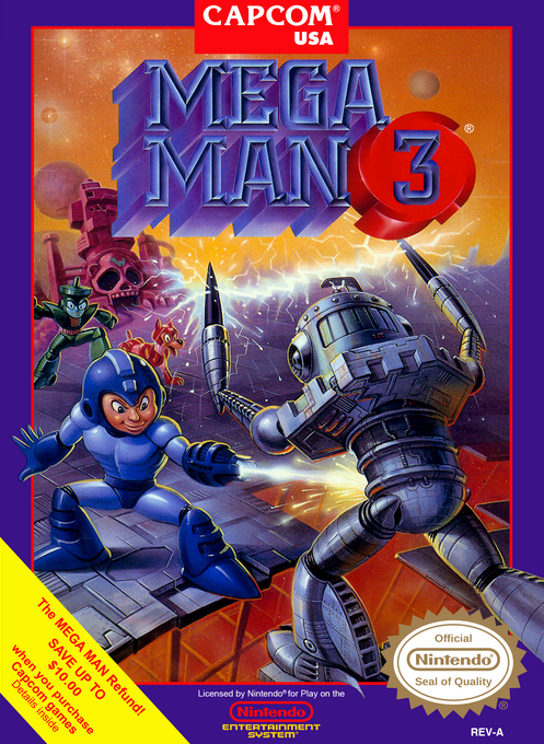 Mega Man 3 box art