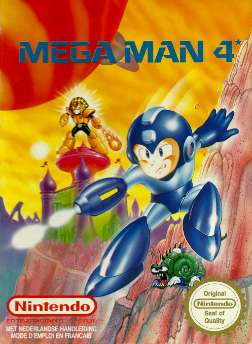Mega Man 4 — box-2D (EU)