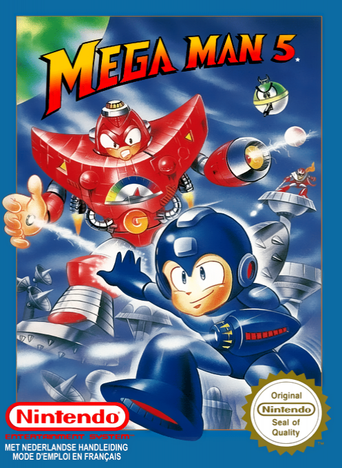 Mega Man 5 — box-2D (EU)