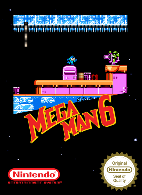 Mega Man 6 — box-2D (SS)