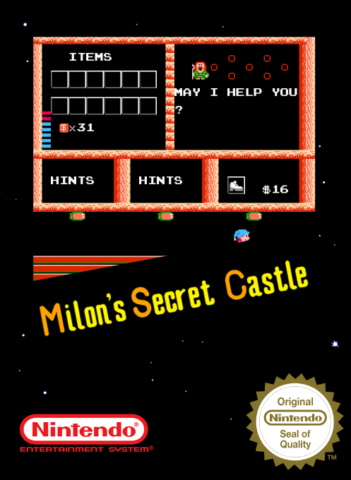 Milon's Secret Castle — box-2D (SS)