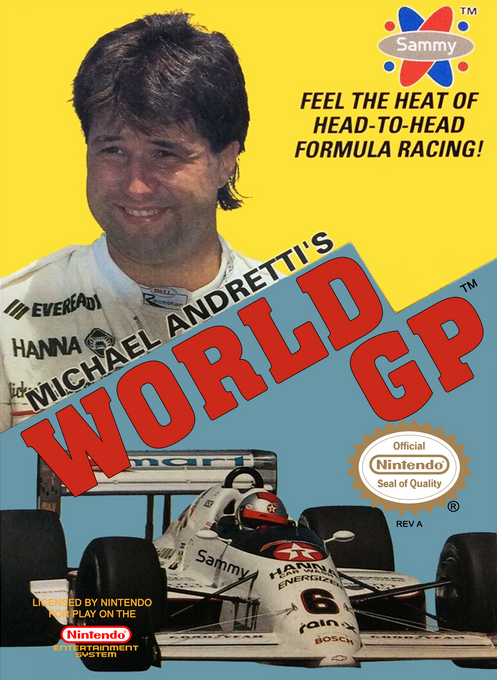 Michael Andretti's World Grand Prix box art